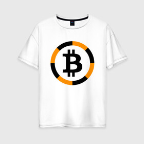 Женская футболка хлопок Oversize с принтом БИТКОИН | BITCOIN (Z) в Тюмени, 100% хлопок | свободный крой, круглый ворот, спущенный рукав, длина до линии бедер
 | binance coin | bitcoin | blockchain | btc | cardano | crypto | ethereum | litecoin | polkadot | tether | xrp | биткоин | блокчейн | валюта | деньги | криптовалюта | майнер | майнинг | цифровая валюта | цифровое золото | эфир