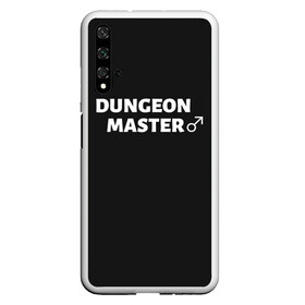 Чехол для Honor 20 с принтом Dungeon Master в Тюмени, Силикон | Область печати: задняя сторона чехла, без боковых панелей | Тематика изображения на принте: aniki | billy | boss | boy | darkholm | door | dungeon | full | gachimuchi | gym | herrington | jabroni | master | next | of | this | van | what | аники | билли | бой | босс | ван | гачимучи | данжен | даркхолм | дор | жаброни | качалки | мастер | некст |