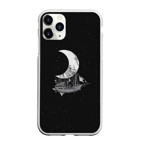 Чехол для iPhone 11 Pro матовый с принтом Moon Ship в Тюмени, Силикон |  | drift | drifting | float | floating | galaxy | milky | moon | planet | ship | space | spaceship | star | suit | surfing | to | travel | way | галактика | дрейф | звезда | корабль | космический | космонавт | космос | луна | млечный | планета | путешествие 