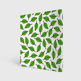 Холст квадратный с принтом Листопад в Тюмени, 100% ПВХ |  | forest | green | leaves | nature | pattern | spring | summer | весна | ветки | деревья | зеленые листья | зеленый узор | зелень | камуфляж листья | лето | листья | падающие листья | природа | растения | текстура | тропики