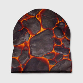 Шапка 3D с принтом ЛАВА | LAVA в Тюмени, 100% полиэстер | универсальный размер, печать по всей поверхности изделия | burnin | fire | flame | grunge | lava | lawa | гранж | земля | красная | красный | лава | неон | неоновая | огонь | паттерн | пламя | плита | плиты | природа | текстура | текстуры | трещины