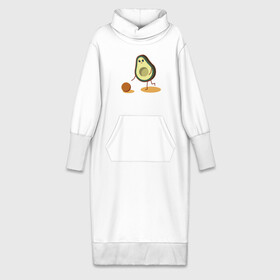 Платье удлиненное хлопок с принтом Авокадо и косточка в Тюмени,  |  | avocado | авокадо | бежит | грустное | косточка | милое | няшное