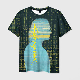 Мужская футболка 3D с принтом Cyberpunk 2077 | Джонни в Тюмени, 100% полиэфир | прямой крой, круглый вырез горловины, длина до линии бедер | cyberpunk | cyberpunk 2077 | johnny silverhand | джонни сильверхенд | киберпанк | киберпанк 2077