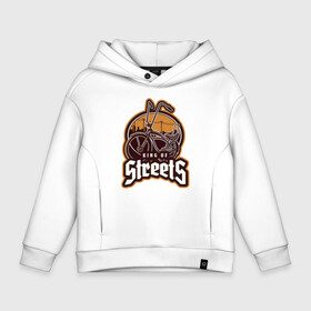 Детское худи Oversize хлопок с принтом KING OF STREETS | GTA в Тюмени, френч-терри — 70% хлопок, 30% полиэстер. Мягкий теплый начес внутри —100% хлопок | боковые карманы, эластичные манжеты и нижняя кромка, капюшон на магнитной кнопке | 4 | 5 | five | games | grand theft auto | gta | gta v | los santos | online | rockstar | san andreas | великое авто воровство | гта | гташка | игры | логотип | лос сантос | майкл | мафия | ограбление | онлайн | пеф | рокстар | самп | сан андреас 