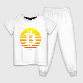 Детская пижама хлопок с принтом БИТКОИН BITCOIN (Z) в Тюмени, 100% хлопок |  брюки и футболка прямого кроя, без карманов, на брюках мягкая резинка на поясе и по низу штанин
 | binance coin | bitcoin | blockchain | btc | cardano | crypto | ethereum | litecoin | polkadot | tether | xrp | биткоин | блокчейн | валюта | деньги | криптовалюта | майнер | майнинг | цифровая валюта | цифровое золото | эфир