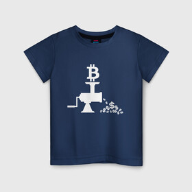 Детская футболка хлопок с принтом БИТКОИН МЯСОРУБКА | BITCOIN (Z) в Тюмени, 100% хлопок | круглый вырез горловины, полуприлегающий силуэт, длина до линии бедер | Тематика изображения на принте: binance coin | bitcoin | blockchain | btc | cardano | crypto | ethereum | litecoin | polkadot | tether | xrp | биткоин | блокчейн | валюта | деньги | криптовалюта | майнер | майнинг | цифровая валюта | цифровое золото | эфир