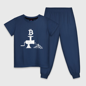 Детская пижама хлопок с принтом БИТКОИН МЯСОРУБКА | BITCOIN (Z) в Тюмени, 100% хлопок |  брюки и футболка прямого кроя, без карманов, на брюках мягкая резинка на поясе и по низу штанин
 | binance coin | bitcoin | blockchain | btc | cardano | crypto | ethereum | litecoin | polkadot | tether | xrp | биткоин | блокчейн | валюта | деньги | криптовалюта | майнер | майнинг | цифровая валюта | цифровое золото | эфир
