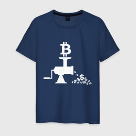 Мужская футболка хлопок с принтом БИТКОИН МЯСОРУБКА | BITCOIN (Z) в Тюмени, 100% хлопок | прямой крой, круглый вырез горловины, длина до линии бедер, слегка спущенное плечо. | binance coin | bitcoin | blockchain | btc | cardano | crypto | ethereum | litecoin | polkadot | tether | xrp | биткоин | блокчейн | валюта | деньги | криптовалюта | майнер | майнинг | цифровая валюта | цифровое золото | эфир