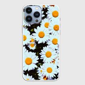 Чехол для iPhone 13 Pro Max с принтом Ромашки в Тюмени,  |  | 2021 | бабочка | весенняя | весна | вишня | вселенная | коронавирус | космос | лето | лилия | мимоза | океан | отпуск | роза | розы | ромашка | ромашки | с бабочками | с цветами | сад | сакура | фиалка