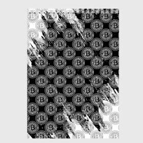 Скетчбук с принтом Bitcoin в Тюмени, 100% бумага
 | 48 листов, плотность листов — 100 г/м2, плотность картонной обложки — 250 г/м2. Листы скреплены сверху удобной пружинной спиралью | Тематика изображения на принте: bitcoin | meme | биткойн | валюта | манера | мем | образ действия | символ