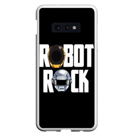 Чехол для Samsung S10E с принтом Robot Rock в Тюмени, Силикон | Область печати: задняя сторона чехла, без боковых панелей | cyberpunk | daft | daftpunk | electronic | get | guy | guy manuel | human | lucky | music | punk | robot | rock | thomas | дафт | дафтпанк | киберпанк | музыка | ню диско | панк | робот | рок | техно | томас | электро | электроник рок