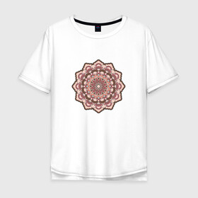 Мужская футболка хлопок Oversize с принтом Мандала достатка в Тюмени, 100% хлопок | свободный крой, круглый ворот, “спинка” длиннее передней части | psy | деньги | дзен | кислота | талисман | узоры | фрактал | хиппи | цветы | эзотерика