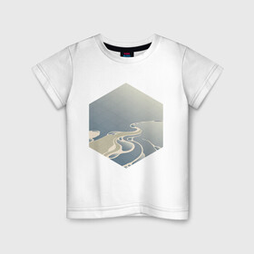 Детская футболка хлопок с принтом Минималистичный арт природа в Тюмени, 100% хлопок | круглый вырез горловины, полуприлегающий силуэт, длина до линии бедер | абстракция | азиатский | арт | минимализм | пейзаж | природа | рисунок | хипстер | японский