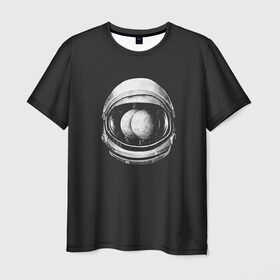 Мужская футболка 3D с принтом Asstronaut в Тюмени, 100% полиэфир | прямой крой, круглый вырез горловины, длина до линии бедер | drift | drifting | float | floating | galaxy | milky | moon | planet | ship | space | spaceship | star | suit | surfing | to | travel | way | галактика | дрейф | звезда | корабль | космический | космонавт | космос | луна | млечный | планета | путешествие 