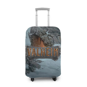 Чехол для чемодана 3D с принтом Valheim в Тюмени, 86% полиэфир, 14% спандекс | двустороннее нанесение принта, прорези для ручек и колес | fantasy | mmo | valheim | valve | валхейм | вальхейм | викинги | выживалка | игра | королевская битва | ммо | ролевая игра | фэнтази