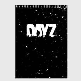 Скетчбук с принтом DAYZ / ДЕЙЗИ в Тюмени, 100% бумага
 | 48 листов, плотность листов — 100 г/м2, плотность картонной обложки — 250 г/м2. Листы скреплены сверху удобной пружинной спиралью | apocalypse | dayz | game | апокалипсис | дейзи | игра