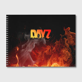 Альбом для рисования с принтом DAYZ / ДЕЙЗИ в Тюмени, 100% бумага
 | матовая бумага, плотность 200 мг. | Тематика изображения на принте: apocalypse | dayz | game | апокалипсис | дейзи | игра