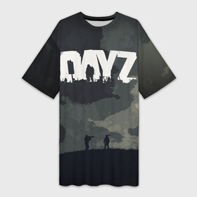 Платье-футболка 3D с принтом DayZ | Headshot в Тюмени,  |  | dayz | dayz logo | field | headshot | standalone | выстрел в голову | дейз | дейз логотип | поле