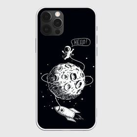 Чехол для iPhone 12 Pro Max с принтом Hello | Космонавт в Тюмени, Силикон |  | alien | earth | galaxy | hello | mars | moon | nasa | satellite | space | star | абстракция | вселенная | звезда | земля | инопланетянин | космонавт | космос | луна | марс | наса | нло | паттерн | планета | привет | пришельцы | солнце