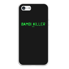 Чехол для iPhone 5/5S матовый с принтом Bambi killer в Тюмени, Силикон | Область печати: задняя сторона чехла, без боковых панелей | balota | bambi | bandit | berezino | cherno | dance | day | electro | friendly | kalinka | killer | pavlovo | skalisty | stary | tisy | z | zeleno | zombie | день | з | зет | зомби | зэт