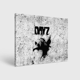 Холст прямоугольный с принтом DayZ в Тюмени, 100% ПВХ |  | dayz | dayz standalone | horror | survival | survival horror | выживание | дейз | дейзи | логотипы игр | онлайн игры | хоррор