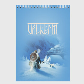 Скетчбук с принтом Valheim в Тюмени, 100% бумага
 | 48 листов, плотность листов — 100 г/м2, плотность картонной обложки — 250 г/м2. Листы скреплены сверху удобной пружинной спиралью | drakkar | valhalla | valheim | viking | vikings | валхэйм | вальгала | вальхала | вальхейм | викинг | викинги | драккар