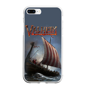 Чехол для iPhone 7Plus/8 Plus матовый с принтом Valheim в Тюмени, Силикон | Область печати: задняя сторона чехла, без боковых панелей | drakkar | valhalla | valheim | viking | vikings | валхэйм | вальгала | вальхала | вальхейм | викинг | викинги | драккар