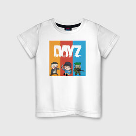 Детская футболка хлопок с принтом DayZ | ДэйЗи в Тюмени, 100% хлопок | круглый вырез горловины, полуприлегающий силуэт, длина до линии бедер | Тематика изображения на принте: day z | dayz | zombie | дэй зи | дэй зэд | дэйзи | зомби