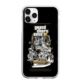 Чехол для iPhone 11 Pro Max матовый с принтом Grand Theft Auto III в Тюмени, Силикон |  | 4 | 5 | five | games | grand theft auto | gta | gta v | los santos | online | rockstar | san andreas | великое авто воровство | гта | гташка | игры | логотип | лос сантос | майкл | мафия | ограбление | онлайн | пеф | рокстар | самп | сан андреас 