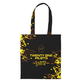 Шоппер 3D с принтом TWENTY ONE PILOTS TOP. в Тюмени, 100% полиэстер | Плотность: 200 г/м2; Размер: 34×35 см; Высота лямок: 30 см | 21 pilots | blurryface | fbr | fueled by ramen | fueledbyramen | heathens | heavydirtysoul | josh dun | music | music video | official | stressed out | top | tp | trench | twenty one pilots | twentyonepilots | tyler joseph 