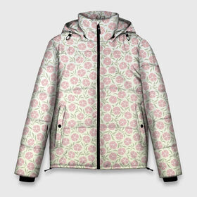 Мужская зимняя куртка 3D с принтом узор мелкие цветочки в Тюмени, верх — 100% полиэстер; подкладка — 100% полиэстер; утеплитель — 100% полиэстер | длина ниже бедра, свободный силуэт Оверсайз. Есть воротник-стойка, отстегивающийся капюшон и ветрозащитная планка. 

Боковые карманы с листочкой на кнопках и внутренний карман на молнии. | вектор | лето | паттерн | пижамный | полевые цветы | простой | рисунок | розовые цветочки | светлый | узор | цветочки | цветы