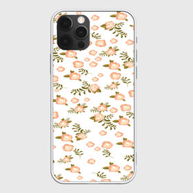 Чехол для iPhone 12 Pro Max с принтом Цветы паттерн в Тюмени, Силикон |  | 8 марта | floral | flowers | holiday | love | pattern | roses | woman day | любовь | праздник | розы | цветы