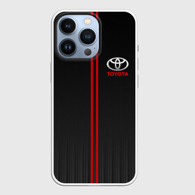 Чехол для iPhone 13 Pro с принтом TOYOTA PASSION FOR LIFE в Тюмени,  |  | Тематика изображения на принте: abstraction | auto | geometry | hexagon | neon | paints | sport | stripes | texture | toyota | triangle | абстракция | авто | автомобиль | автомобильные | бренд | брызги | геометрия | краски | марка | машины | неон | соты | спорт | текстура 