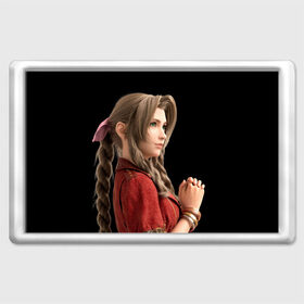 Магнит 45*70 с принтом Final Fantasy VII Remake в Тюмени, Пластик | Размер: 78*52 мм; Размер печати: 70*45 | волосы | клауд страйф | тифа локхарт