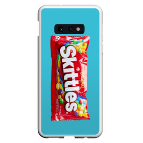 Чехол для Samsung S10E с принтом Skittles original в Тюмени, Силикон | Область печати: задняя сторона чехла, без боковых панелей | original | skitls | skittles | оригинальные | ориджнл | скитлс | упаковка