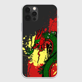 Чехол для iPhone 12 Pro Max с принтом Chinese dragon в Тюмени, Силикон |  | dragon | брызги | китайский дракон | монстр | ящерица