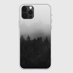 Чехол для iPhone 12 Pro Max с принтом Туманный лес в Тюмени, Силикон |  | tegunvteg | деревья | лес | листья | природа | темный лес | туман | туманный лес