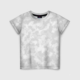 Детская футболка 3D с принтом СНЕЖНЫЙ КАМУФЛЯЖ в Тюмени, 100% гипоаллергенный полиэфир | прямой крой, круглый вырез горловины, длина до линии бедер, чуть спущенное плечо, ткань немного тянется | Тематика изображения на принте: 23 февраля | camo | camouflage | fck | military | армейские | армия | военные | городской | зима | камуфляж | камуфляжный | лес | милитари | море | морской | мужчинам | патриот | пиксельный | подарок | праздник