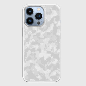 Чехол для iPhone 13 Pro с принтом СНЕЖНЫЙ КАМУФЛЯЖ в Тюмени,  |  | Тематика изображения на принте: 23 февраля | camo | camouflage | fck | military | армейские | армия | военные | городской | зима | камуфляж | камуфляжный | лес | милитари | море | морской | мужчинам | патриот | пиксельный | подарок | праздник