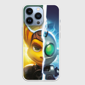 Чехол для iPhone 13 Pro с принтом Рэтчет и Кланr в Тюмени,  |  | game | ratchet  clank | галактические рейнджеры | игры | рэтчет и кланr