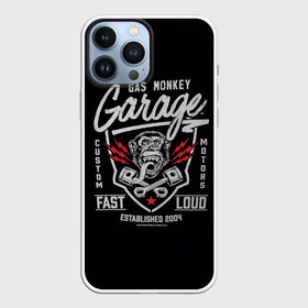 Чехол для iPhone 13 Pro Max с принтом Gas Monkey Garage в Тюмени,  |  | garage | gas | monkey | автомобили | гараж | ретро
