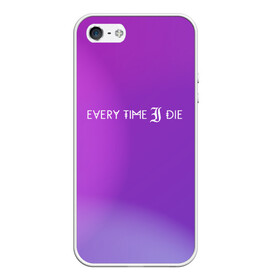 Чехол для iPhone 5/5S матовый с принтом Every time i die в Тюмени, Силикон | Область печати: задняя сторона чехла, без боковых панелей | american | every time i die | from buffalo | metalcore band | new york