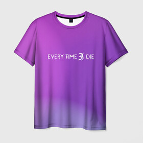 Мужская футболка 3D с принтом Every time i die в Тюмени, 100% полиэфир | прямой крой, круглый вырез горловины, длина до линии бедер | american | every time i die | from buffalo | metalcore band | new york