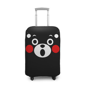 Чехол для чемодана 3D с принтом KUMAMON | КУМАМОН в Тюмени, 86% полиэфир, 14% спандекс | двустороннее нанесение принта, прорези для ручек и колес | bear | japan | japanese | kumamon | kumamoto | аниме | игрушка | кумамон | кумамото сапурайдзу | медведь | мишка | персонаж | талисман | япония