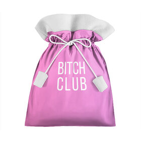Подарочный 3D мешок с принтом Bitch club в Тюмени, 100% полиэстер | Размер: 29*39 см | club | pink | клубб бичб пляжб серфинг | розовый