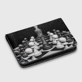Картхолдер с принтом с принтом Шахматы в Тюмени, натуральная матовая кожа | размер 7,3 х 10 см; кардхолдер имеет 4 кармана для карт; | доска | игра | игровая | игры | короли | король | логика | настольная | настольные | пешка | пешки | спорт | туча | шахматный | шахматы