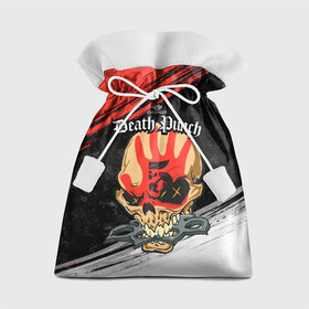 Подарочный 3D мешок с принтом Five Finger Death Punch [7] в Тюмени, 100% полиэстер | Размер: 29*39 см | 5fdp | 5фдп | ffdp | five finger death punch | metal | music | skeleton | sounds | метал | музыка | рок | череп