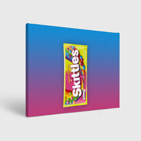 Холст прямоугольный с принтом Skittles | Желтый в Тюмени, 100% ПВХ |  | skittles | sweet sours | yellow | градиент | желтый | красный | радуга | розовый | синий | скитлс | фиолетовый