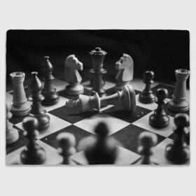 Плед 3D с принтом Шахматы в Тюмени, 100% полиэстер | закругленные углы, все края обработаны. Ткань не мнется и не растягивается | доска | игра | игровая | игры | конь | короли | король | ладья | логика | настольная | настольные | пешка | пешки | спорт | туча | ферзь | шахматный | шахматы