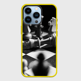 Чехол для iPhone 13 Pro с принтом Шахматы в Тюмени,  |  | Тематика изображения на принте: доска | игра | игровая | игры | конь | короли | король | ладья | логика | настольная | настольные | пешка | пешки | спорт | туча | ферзь | шахматный | шахматы